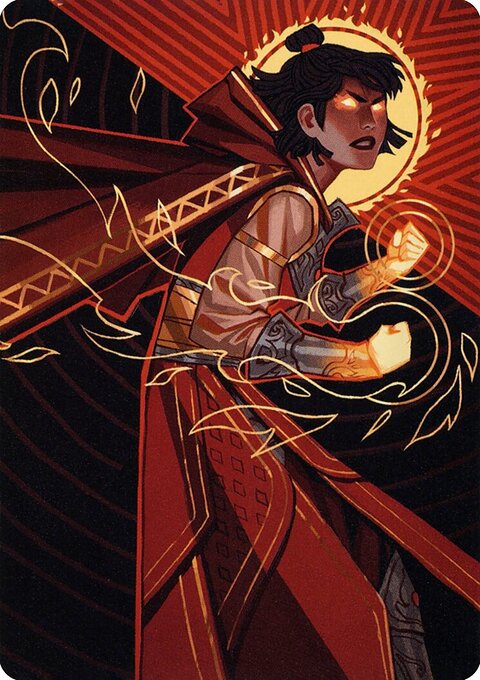 Infuriate Art Card (Gold-Stamped Signature) [Strixhaven: School of Mages Art Series]