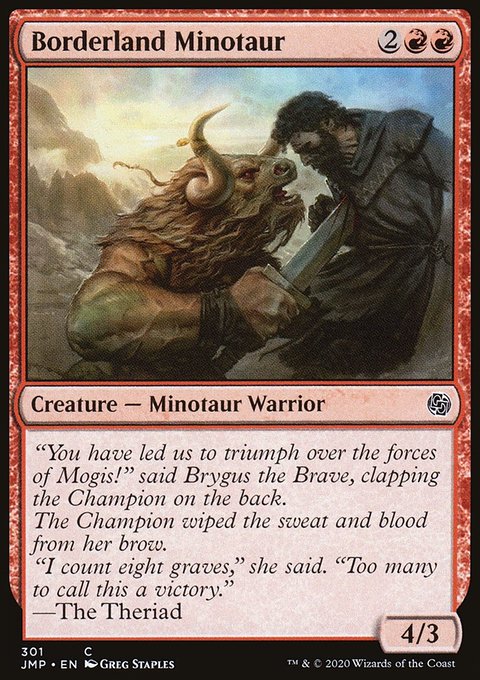 Borderland Minotaur [Jumpstart]