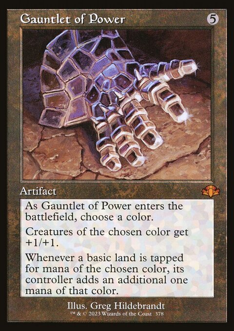 Gauntlet of Power (Retro) [Dominaria Remastered]