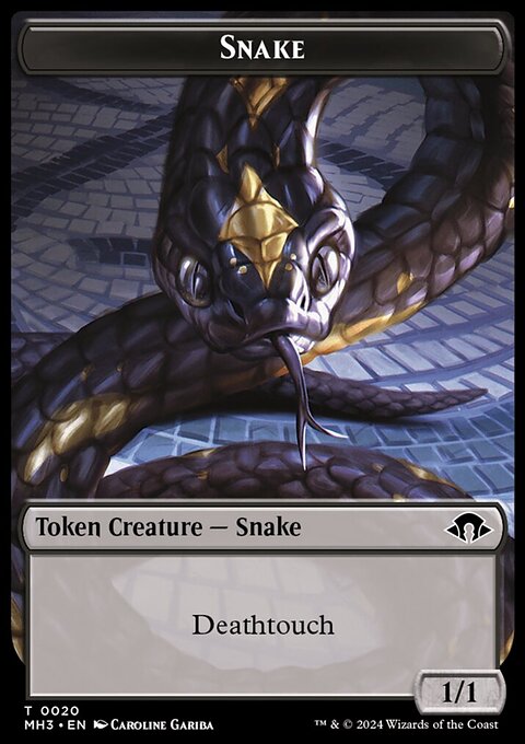 Snake Token [Modern Horizons 3 Tokens]