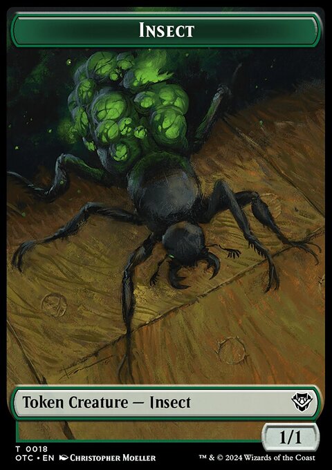 Thopter // Treasure Double-Sided Token [Outlaws of Thunder Junction Commander Tokens]