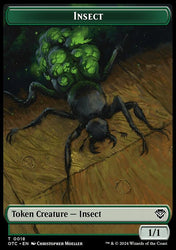 Thopter // Treasure Double-Sided Token [Outlaws of Thunder Junction Commander Tokens]