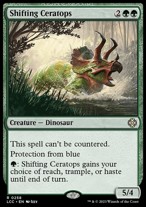 Shifting Ceratops [The Lost Caverns of Ixalan Commander]
