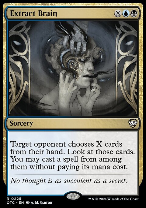 Extract Brain [Outlaws of Thunder Junction Commander]