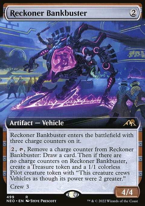 Reckoner Bankbuster (Extended Art) [Kamigawa: Neon Dynasty]