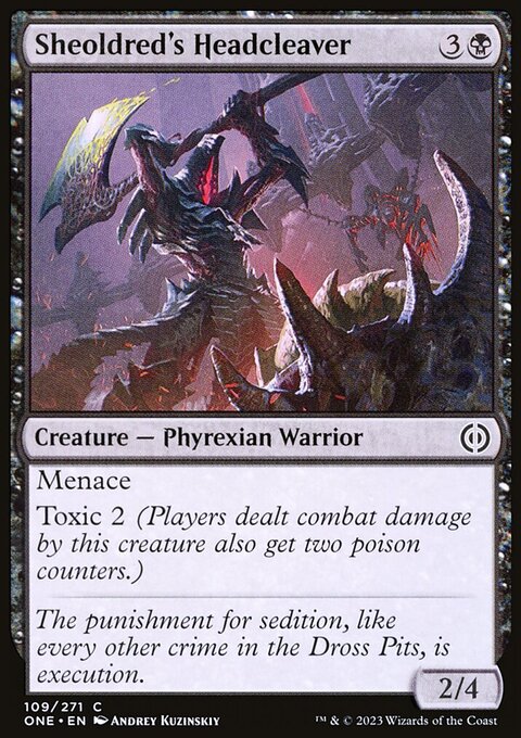 Sheoldred's Headcleaver [Phyrexia: All Will Be One]