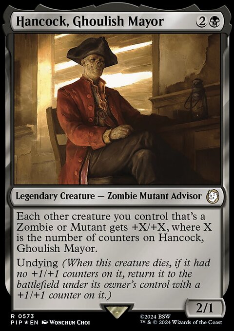 Hancock, Ghoulish Mayor (Surge Foil) [Fallout]