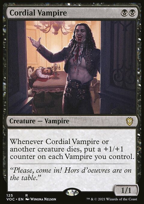 Cordial Vampire [Innistrad: Crimson Vow Commander]