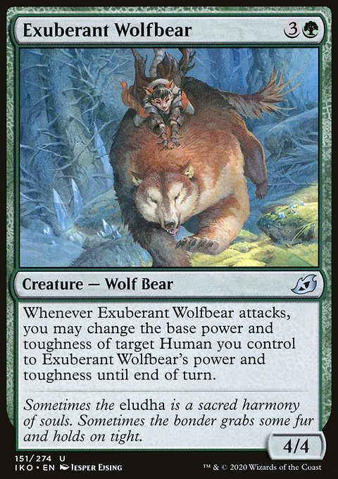 Exuberant Wolfbear [Ikoria: Lair of Behemoths]