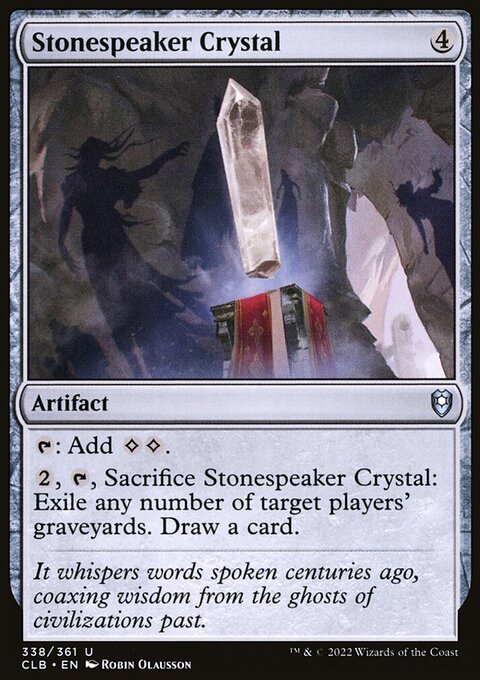 Stonespeaker Crystal [Commander Legends: Battle for Baldur's Gate]