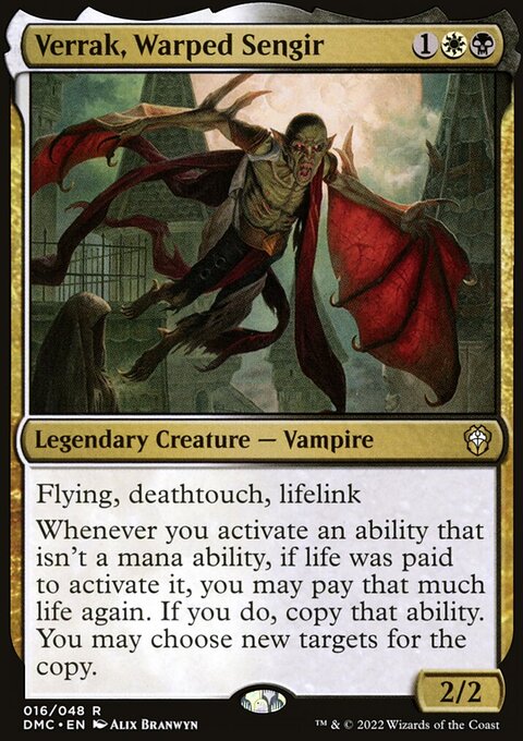 Verrak, Warped Sengir [Dominaria United Commander]