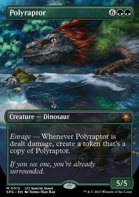 Polyraptor (Borderless) [The Lost Caverns of Ixalan Special Guests]