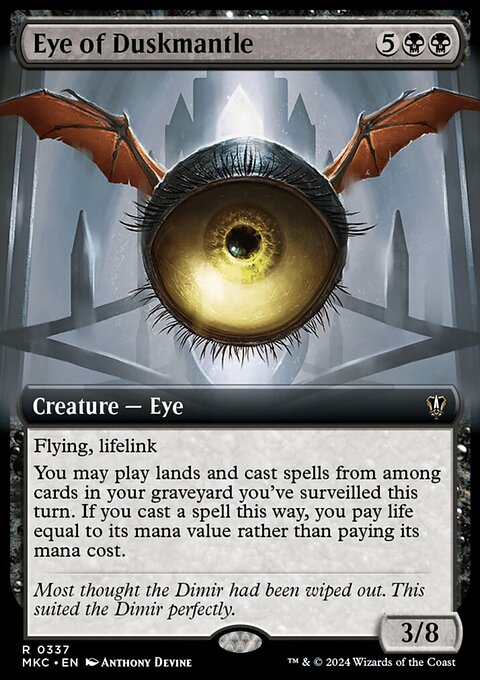 Eye of Duskmantle (Extended Art) [Murders at Karlov Manor Commander]