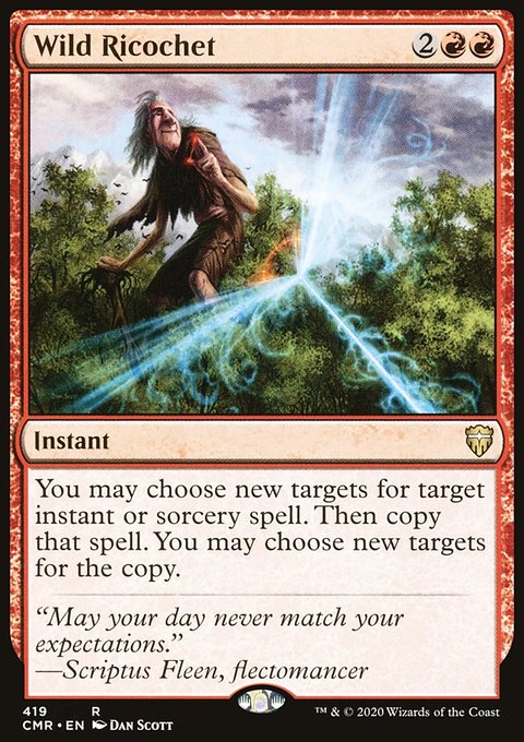 Wild Ricochet [Commander Legends]