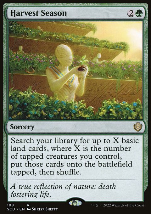Harvest Season [Starter Commander Decks]