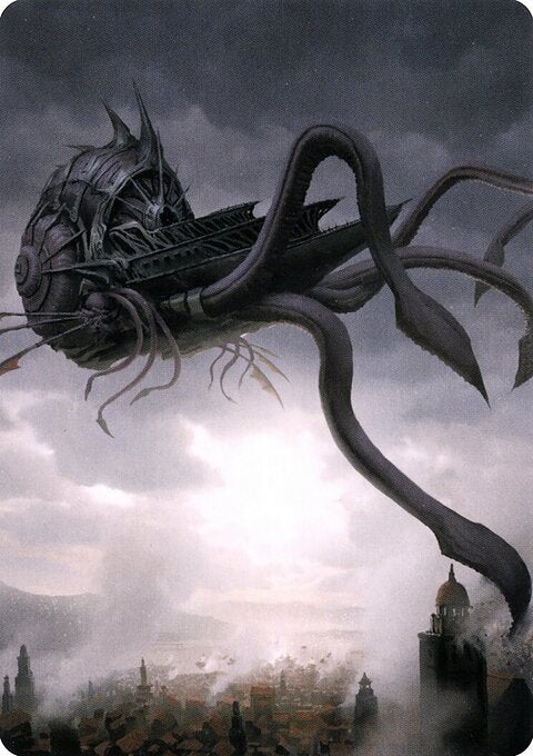 Nautiloid Ship Art Card (Gold-Stamped Signature) [Commander Legends: Battle for Baldur's Gate Art Series]