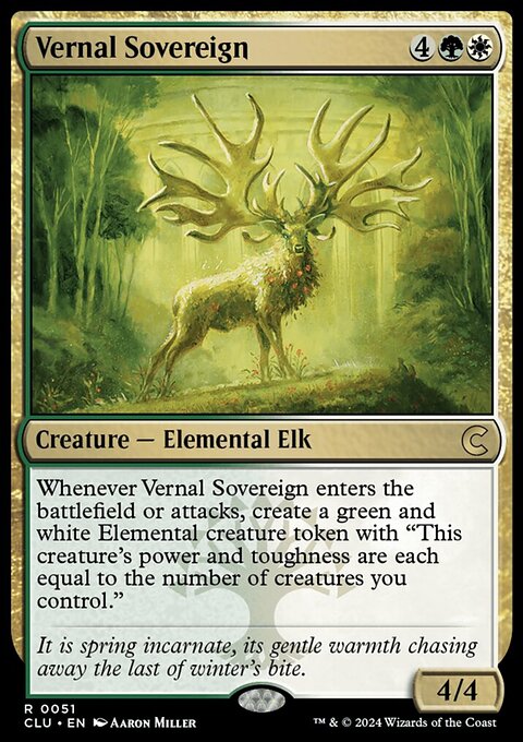 Vernal Sovereign [Ravnica: Clue Edition]