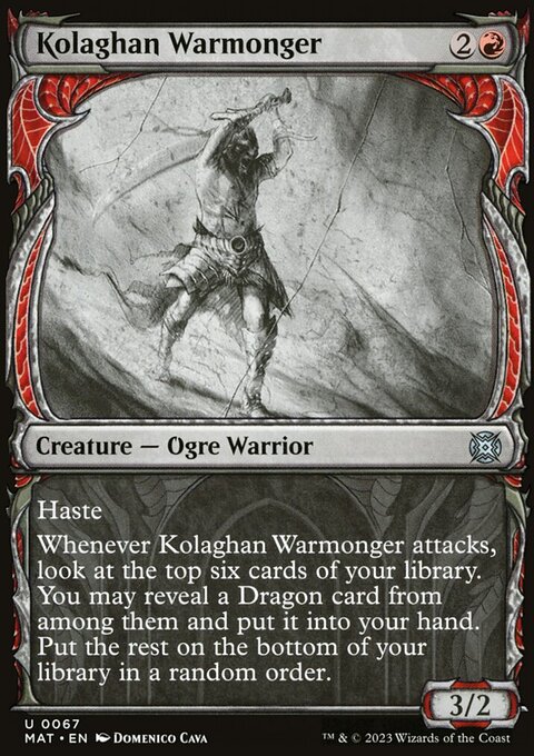 Kolaghan Warmonger (Showcase) [March of the Machine: The Aftermath]
