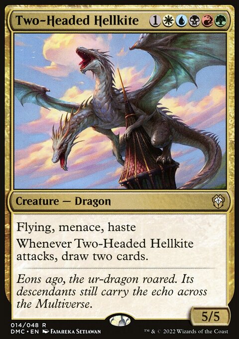Two-Headed Hellkite [Dominaria United Commander]