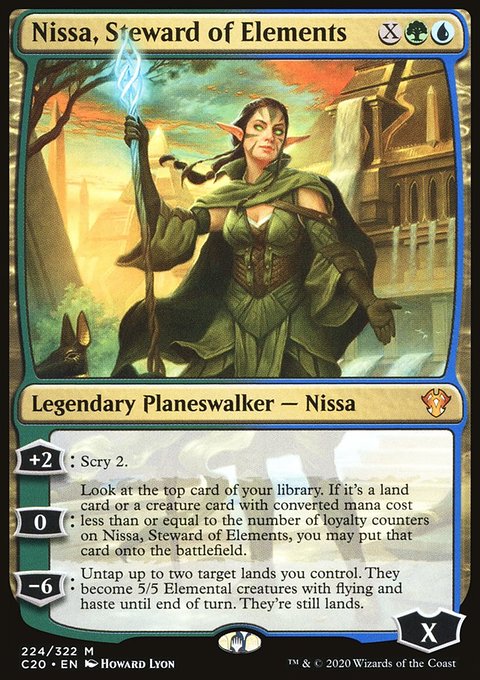 Nissa, Steward of Elements [Commander 2020]