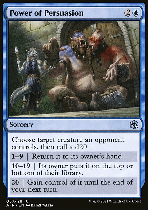 Power of Persuasion [Dungeons & Dragons: Adventures in the Forgotten Realms]