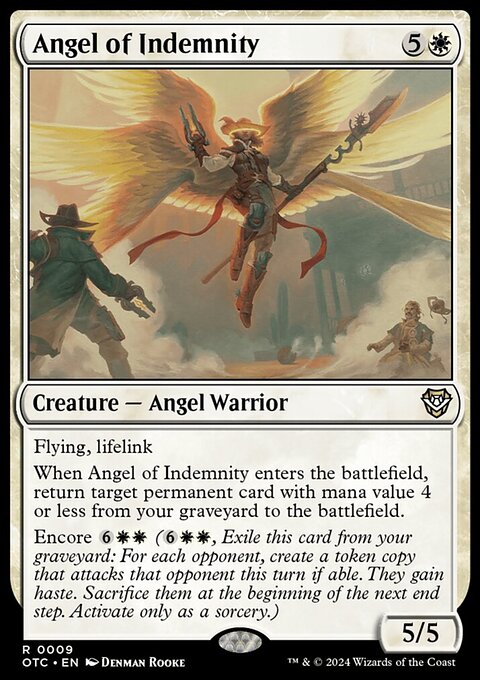 Angel of Indemnity [Outlaws of Thunder Junction Commander]
