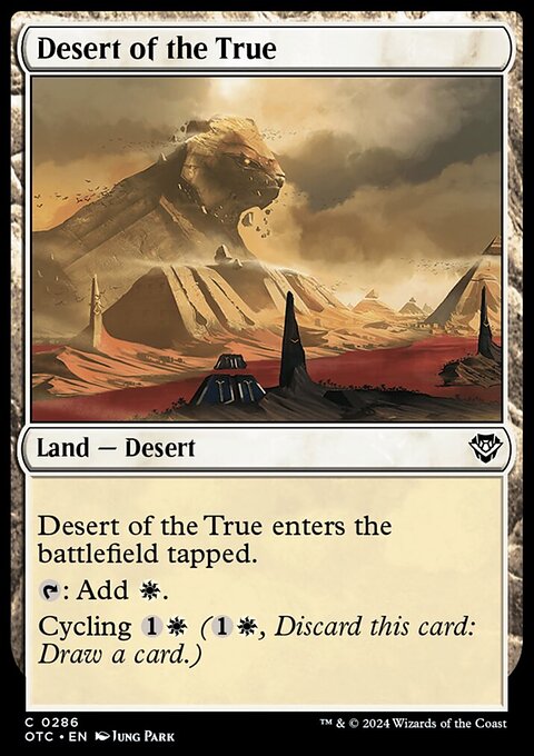 Desert of the True [Outlaws of Thunder Junction Commander]