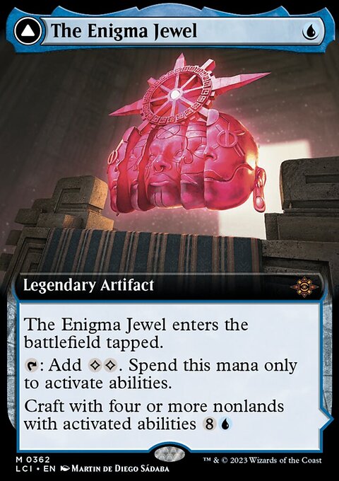The Enigma Jewel // Locus of Enlightenment (Extended Art) [The Lost Caverns of Ixalan]