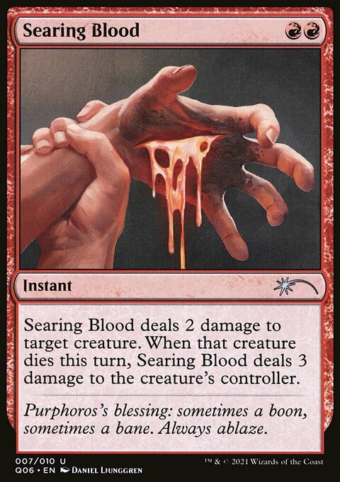 Searing Blood [Pioneer Challenger Decks 2021]
