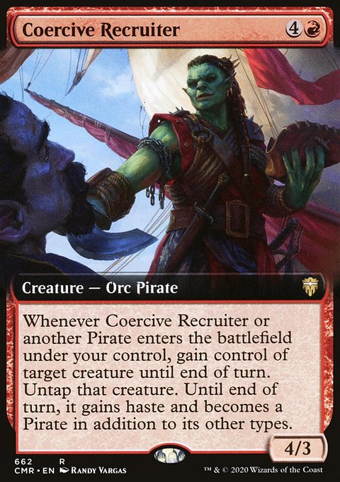 Coercive Recruiter (Extended Art) [Commander Legends]