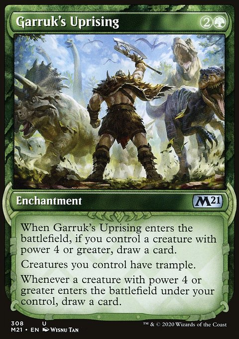 Garruk's Uprising (Showcase) [Core Set 2021]