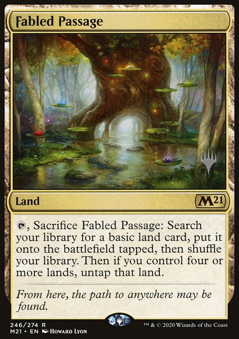 Fabled Passage (Promo Pack) [Core Set 2021 Promos]