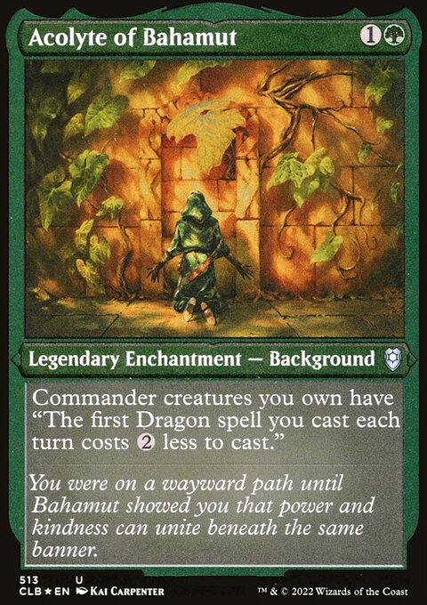 Acolyte of Bahamut (Foil Etched) [Commander Legends: Battle for Baldur's Gate]