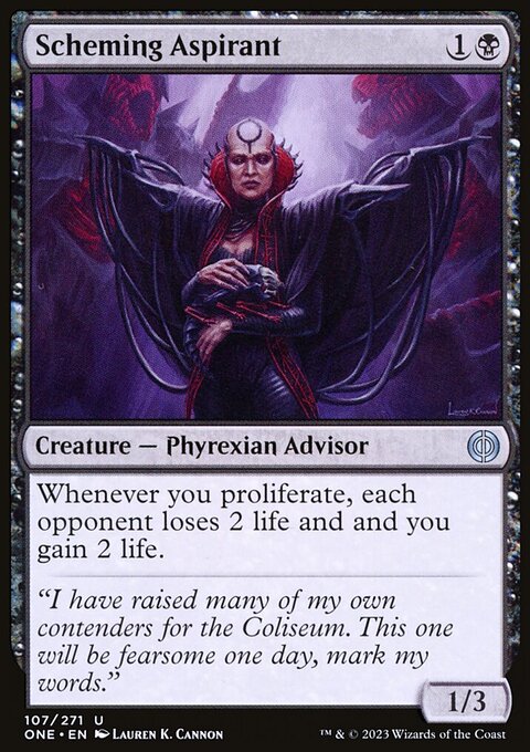 Scheming Aspirant [Phyrexia: All Will Be One]