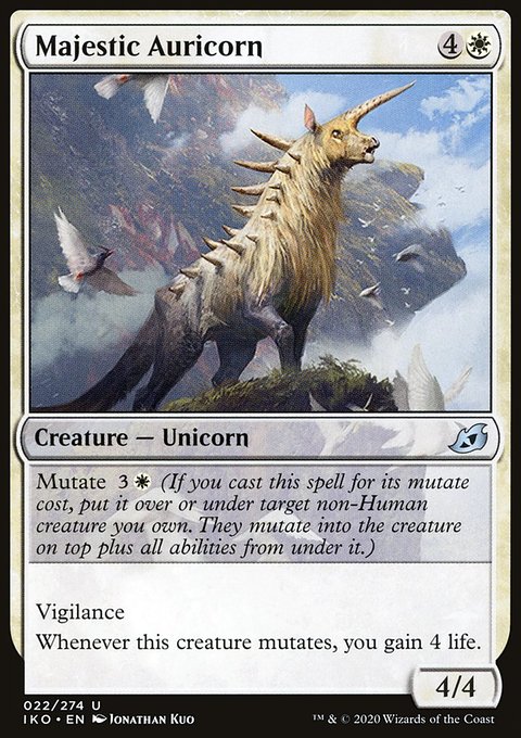Majestic Auricorn [Ikoria: Lair of Behemoths]