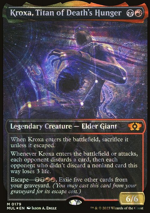 Kroxa, Titan of Death's Hunger (Halo Foil) [Multiverse Legends]