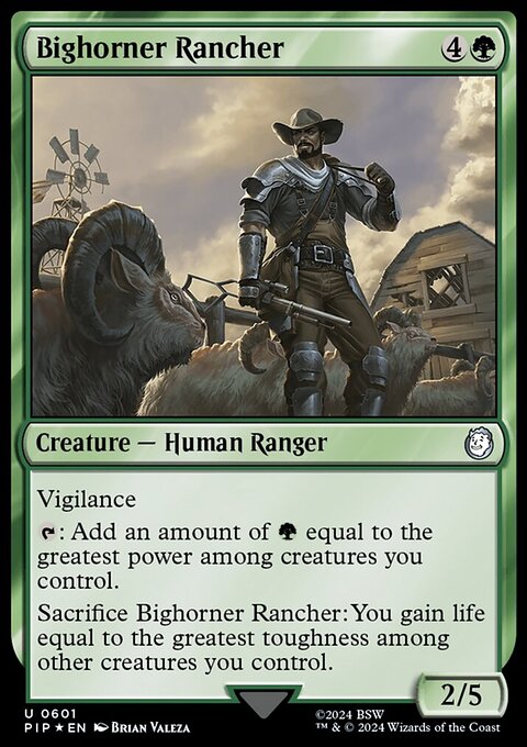 Bighorner Rancher (Surge Foil) [Fallout]