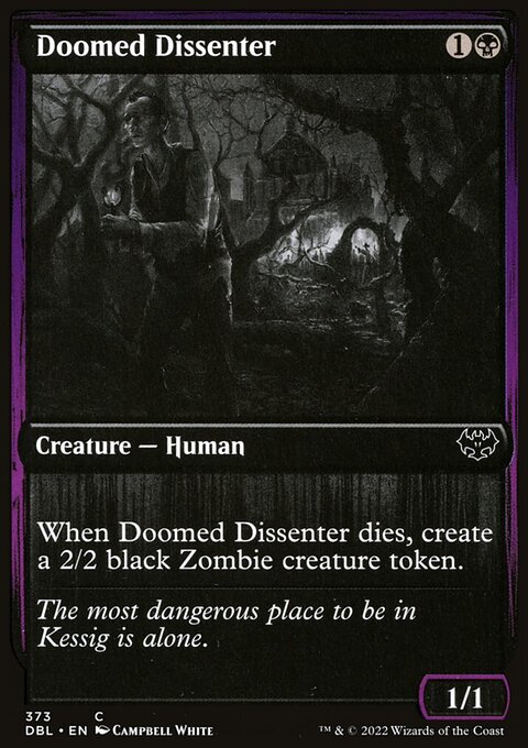 Doomed Dissenter [Innistrad: Double Feature]