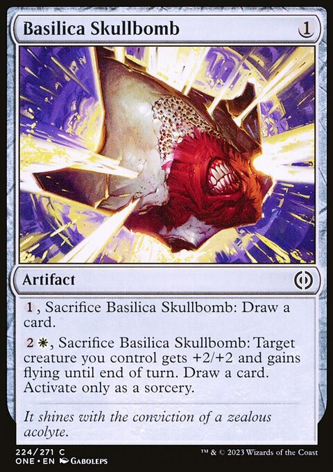 Basilica Skullbomb [Phyrexia: All Will Be One]