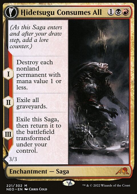 Hidetsugu Consumes All // Vessel of the All-Consuming [Kamigawa: Neon Dynasty]