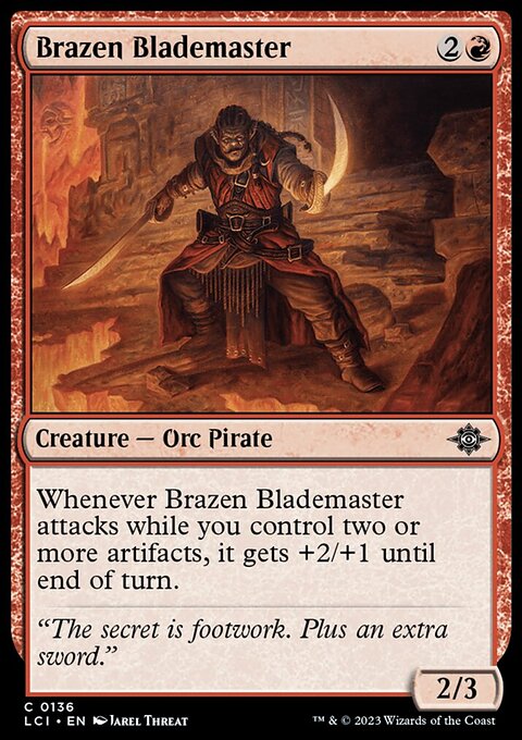 Brazen Blademaster [The Lost Caverns of Ixalan]