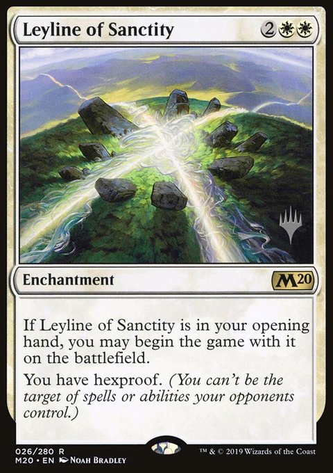 Leyline of Sanctity (Promo Pack) [Core Set 2020 Promos]