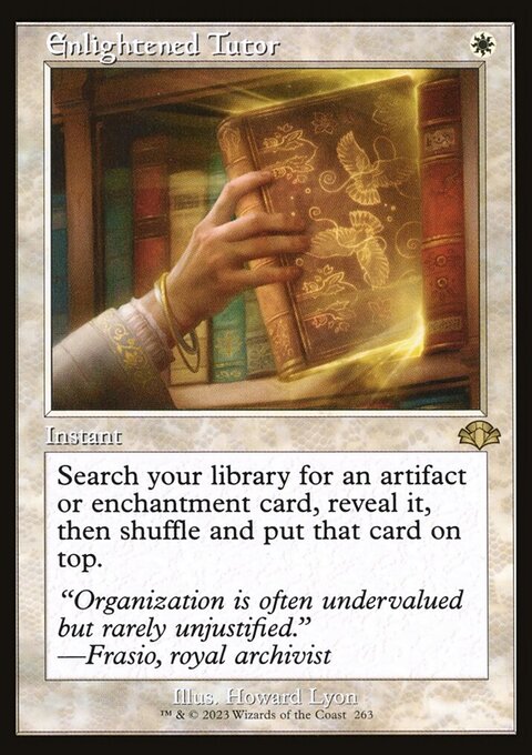 Enlightened Tutor (Retro) [Dominaria Remastered]