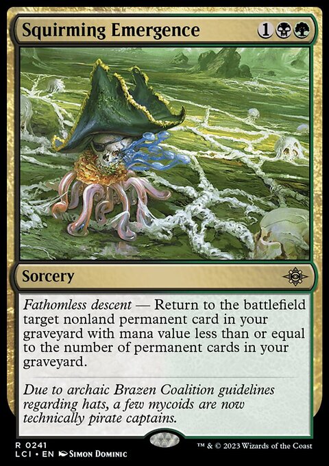 Squirming Emergence [The Lost Caverns of Ixalan]