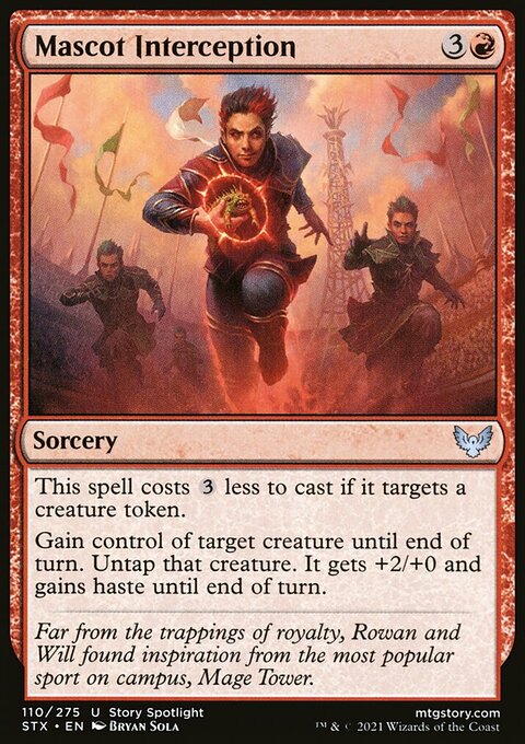 Mascot Interception [Strixhaven: School of Mages]