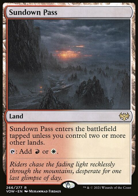 Sundown Pass [Innistrad: Crimson Vow]
