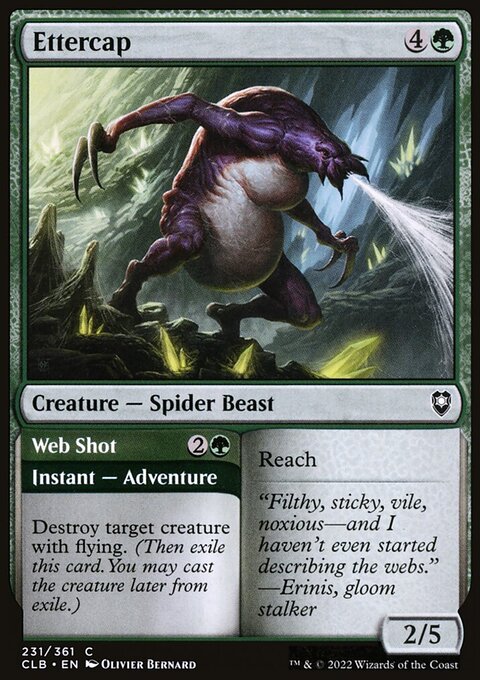 Ettercap // Web Shot [Commander Legends: Battle for Baldur's Gate]