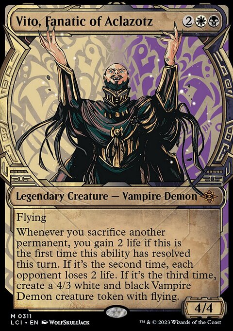 Vito, Fanatic of Aclazotz (Showcase) [The Lost Caverns of Ixalan]