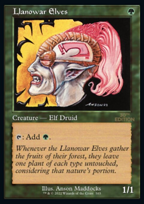 Llanowar Elves (Retro) [30th Anniversary Edition]