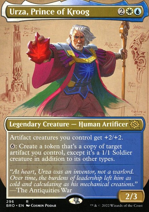 Urza, Prince of Kroog (Borderless Alternate Art) [The Brothers' War]